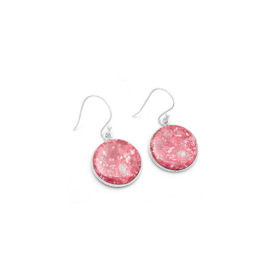 Natural Pink Thulite - Norway Earrings E-1001 SDE63602