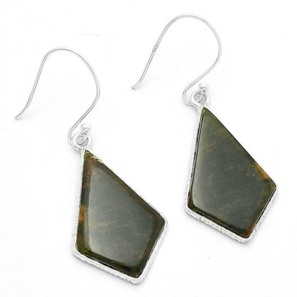 Natural Chrome Chalcedony Earrings E-1001 SDE63609