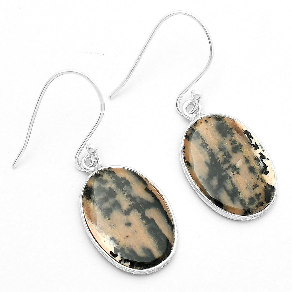 Natural Russian Honey Dendrite Opal Earrings E-1001 SDE63706