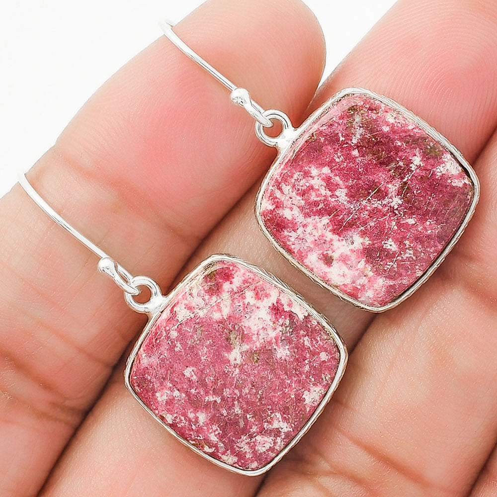 Natural Pink Thulite - Norway Earrings E-1001 SDE63710