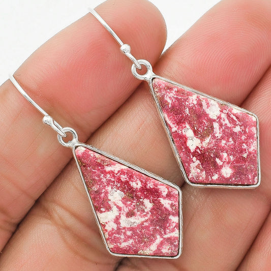 Natural Pink Thulite - Norway Earrings E-1001 SDE63737