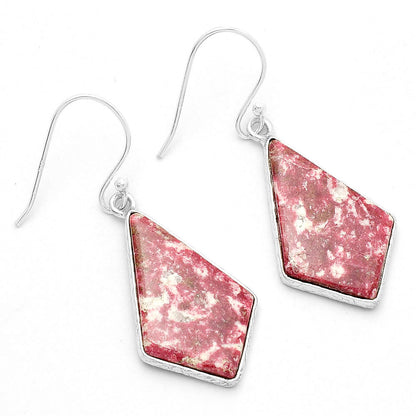 Natural Pink Thulite - Norway Earrings E-1001 SDE63737