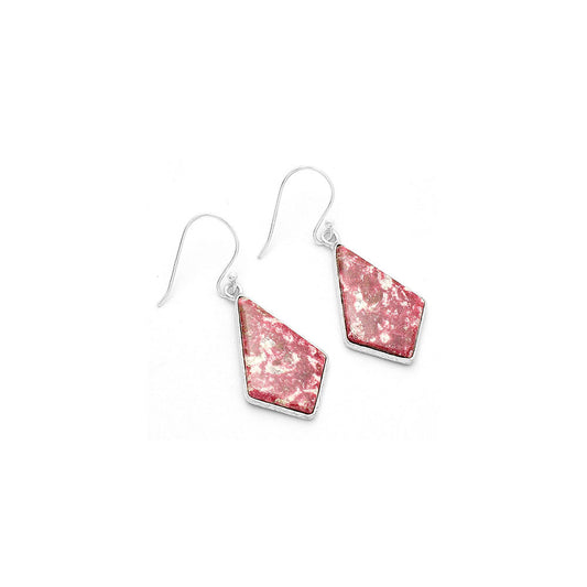 Natural Pink Thulite - Norway Earrings E-1001 SDE63737