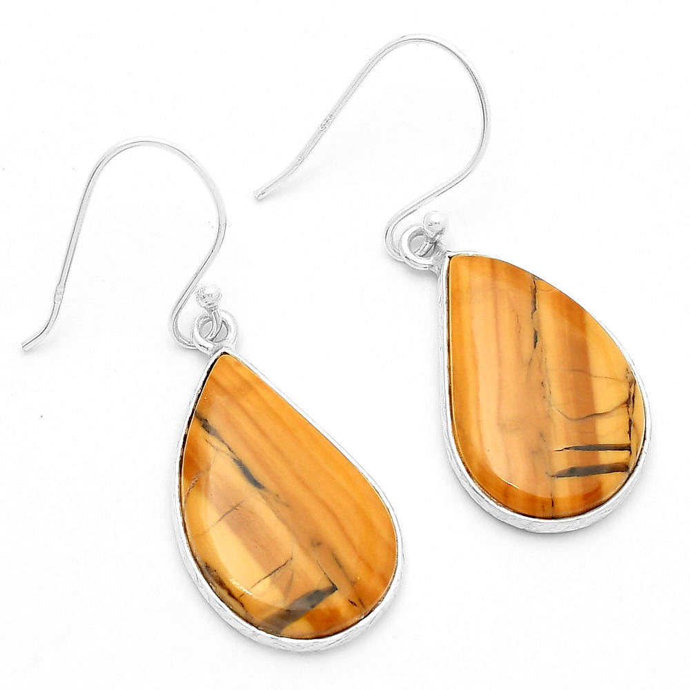 Natural Cold Mountain Thunder Egg Earrings E-1001 SDE63749