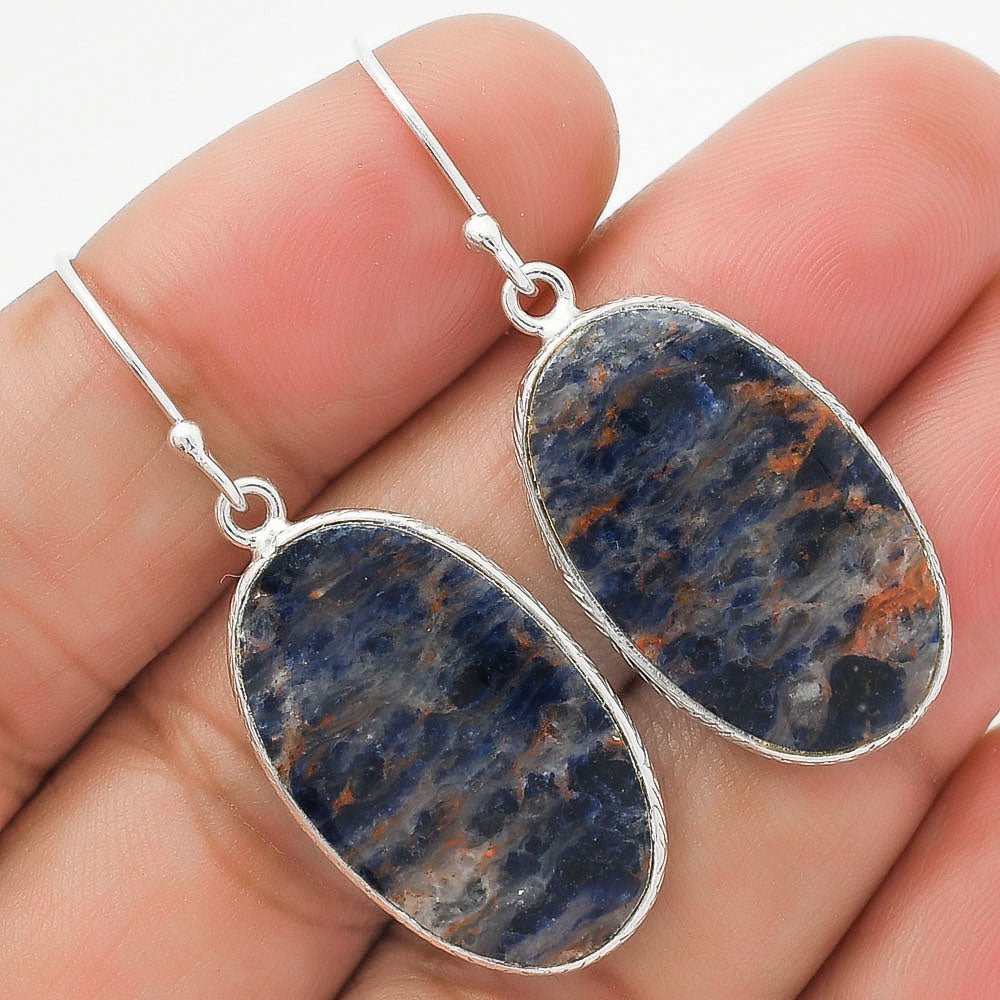 Natural Sodalite Earrings E-1001 SDE63789
