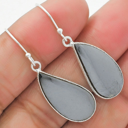 Natural Gunmetal Earrings E-1001 SDE63829