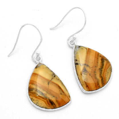 Natural Cold Mountain Thunder Egg Earrings E-1001 SDE63849