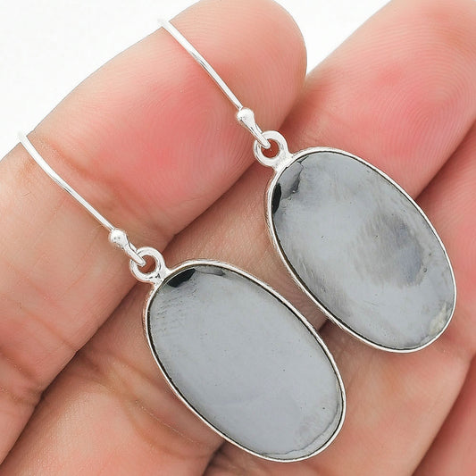 Natural Gunmetal Earrings E-1001 SDE63858