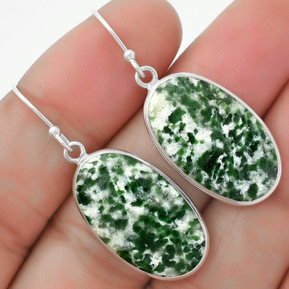 Natural Dioptase Earrings E-1001 SDE64480