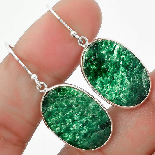 Natural Green Aventurine Earrings E-1001 SDE64546