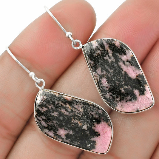 Natural Rhodonite Earrings E-1001 SDE64667