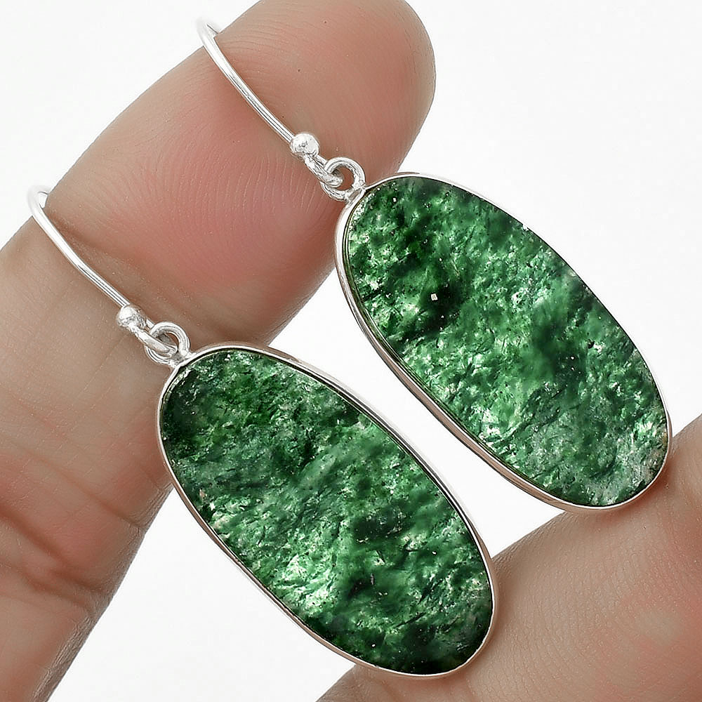 Natural Green Aventurine Earrings E-1001 SDE64702