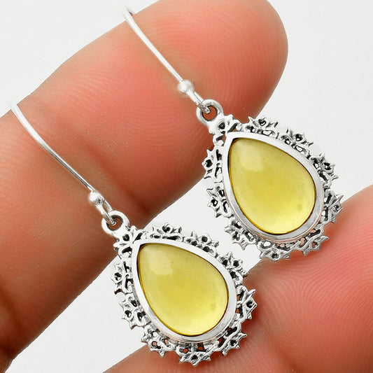 Artisan - Natural Citrine Cab Earrings E-1027 SDE65546