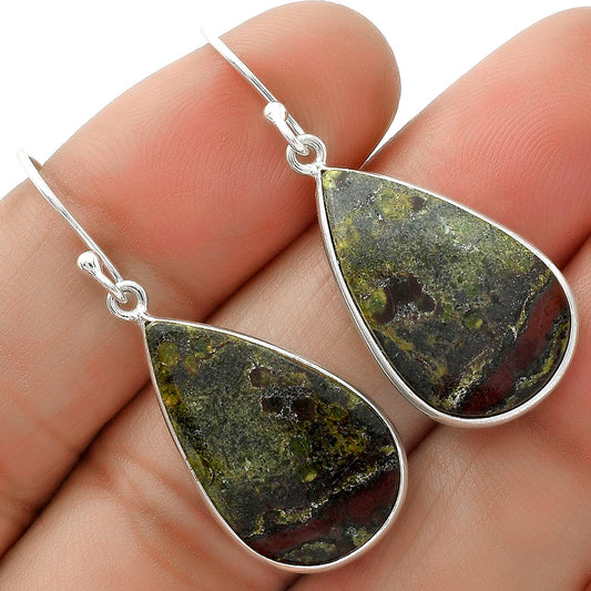 Dragon Blood Stone - South Africa Earrings E-1001 SDE65983