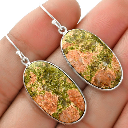 Natural Unakite Earrings E-1001 SDE66028