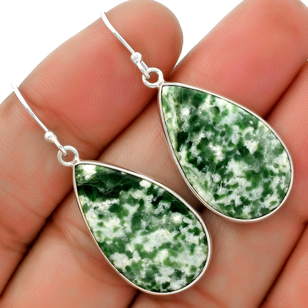 Natural Dioptase Earrings E-1001 SDE66375