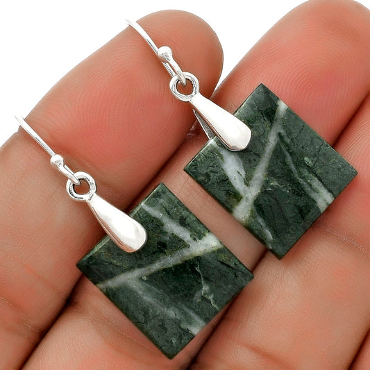 Natural Larsonite Jasper Earrings E-1214 SDE66427