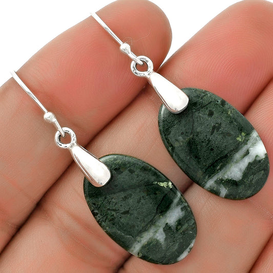 Natural Larsonite Jasper Earrings E-1214 SDE66433