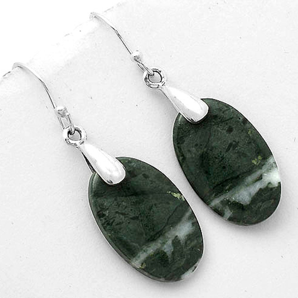 Natural Larsonite Jasper Earrings E-1214 SDE66433
