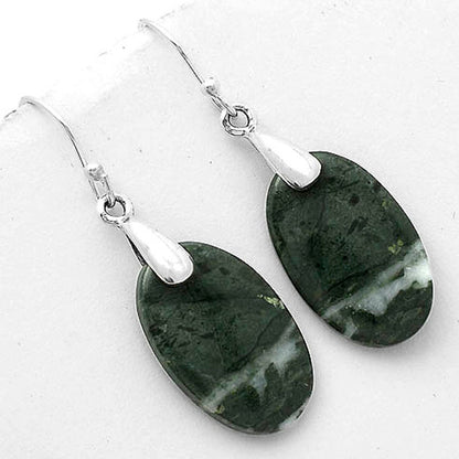 Natural Larsonite Jasper Earrings E-1214 SDE66433