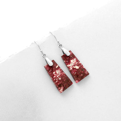 Natural Pink Thulite - Norway Earrings E-1214 SDE66442