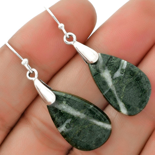 Natural Larsonite Jasper Earrings E-1214 SDE66444