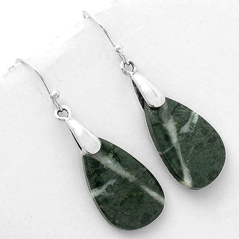 Natural Larsonite Jasper Earrings E-1214 SDE66444