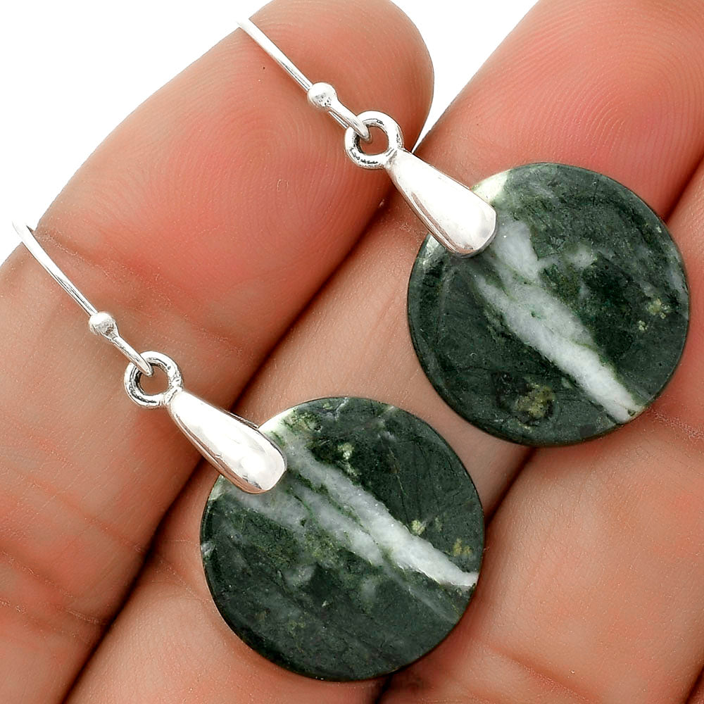 Natural Larsonite Jasper Earrings E-1214 SDE66463
