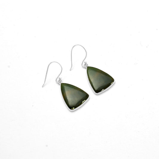 Natural Chrome Chalcedony Earrings E-1001 SDE66563