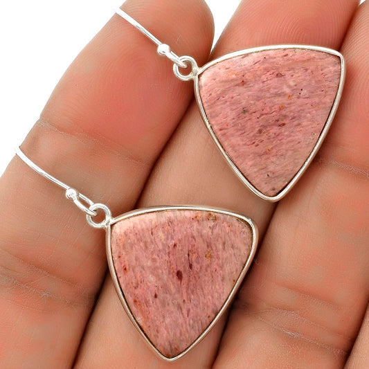 Natural Pink Tulip Quartz Earrings E-1001 SDE66577