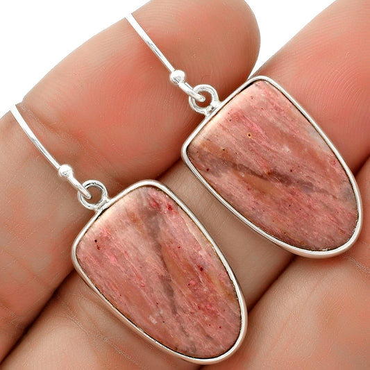 Natural Pink Tulip Quartz Earrings E-1001 SDE66614