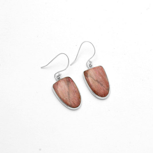 Natural Pink Tulip Quartz Earrings E-1001 SDE66614