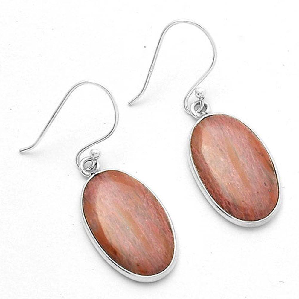 Natural Pink Tulip Quartz Earrings E-1001 SDE66628