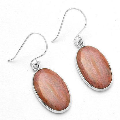 Natural Pink Tulip Quartz Earrings E-1001 SDE66628