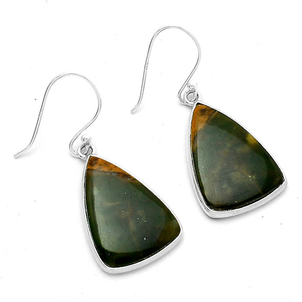 Natural Chrome Chalcedony Earrings E-1001 SDE66681