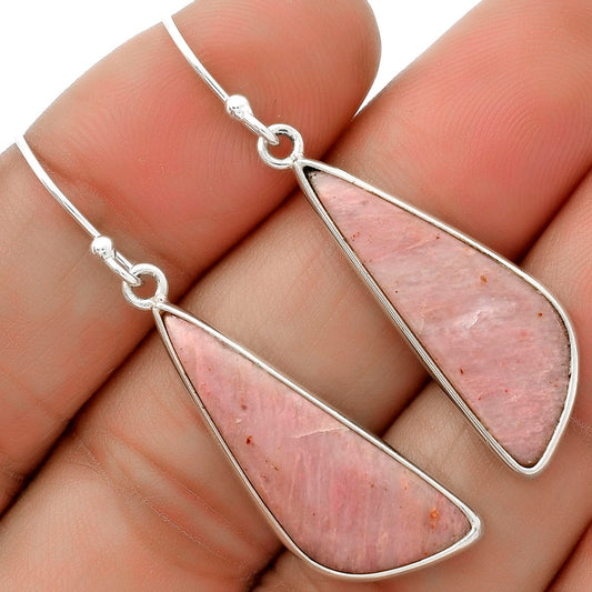 Natural Pink Tulip Quartz Earrings E-1001 SDE66689