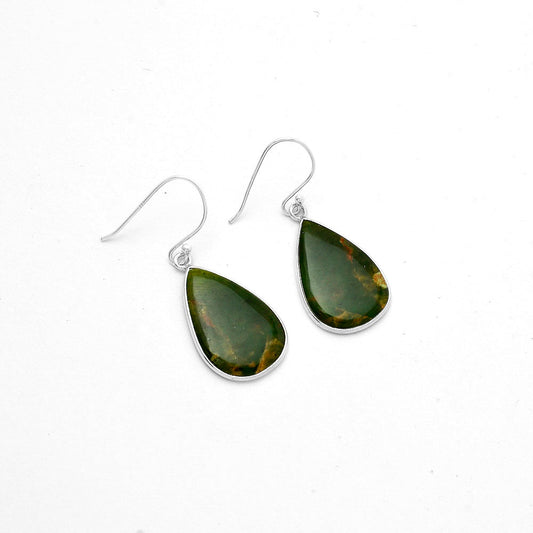 Natural Chrome Chalcedony Earrings E-1001 SDE66700