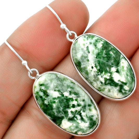 Natural Dioptase Earrings E-1001 SDE66701