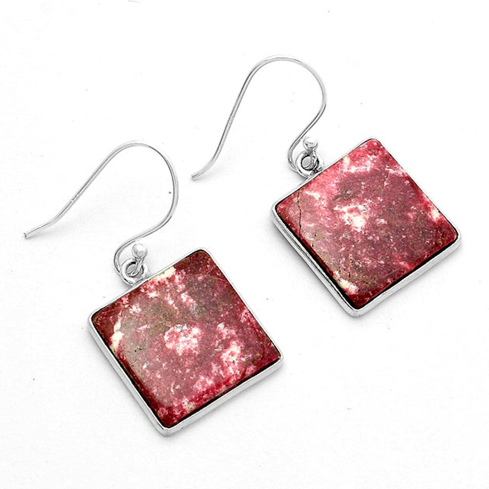 Natural Pink Thulite - Norway Earrings E-1001 SDE66704