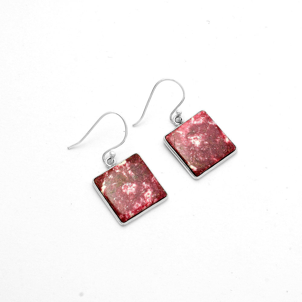 Natural Pink Thulite - Norway Earrings E-1001 SDE66704