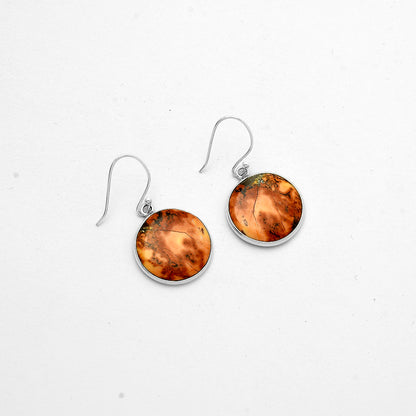 Natural Maligano Jasper - Indonesia Earrings E-1001 SDE66734