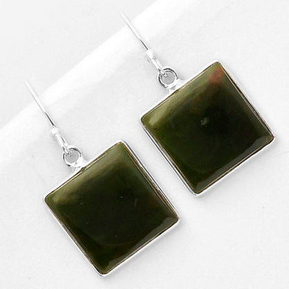 Natural Chrome Chalcedony Earrings E-1001 SDE66798