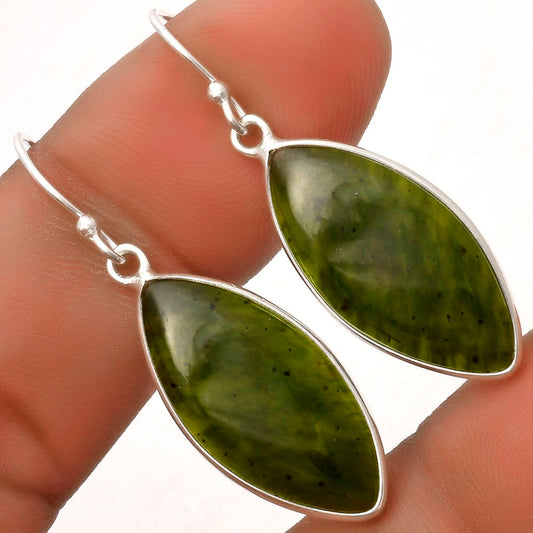 Natural Chrome Chalcedony Earrings E-1001 SDE66806