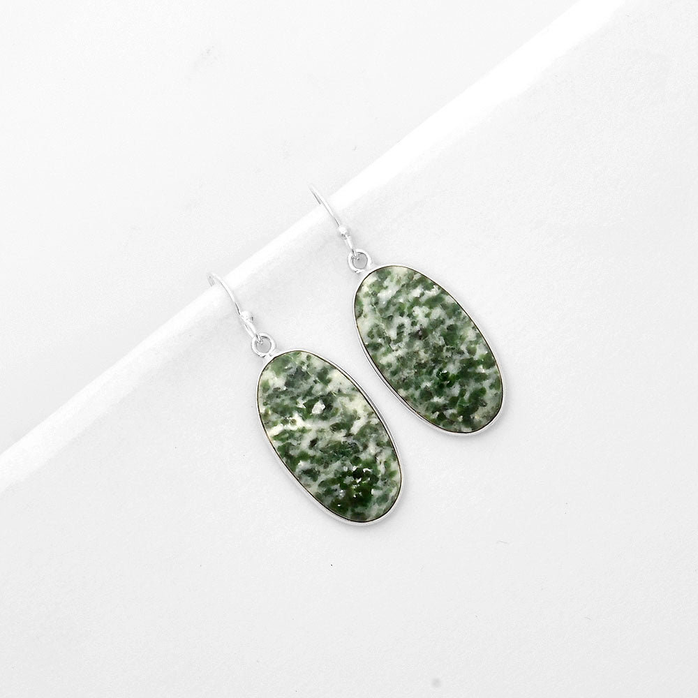 Natural Dioptase Earrings E-1001 SDE66882