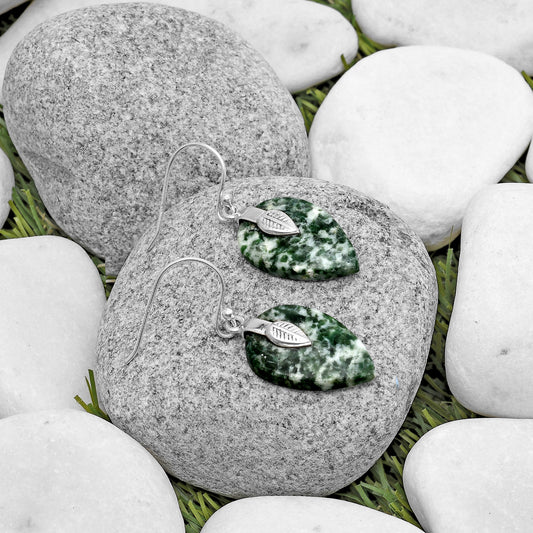 Natural Dioptase Earrings E-1137 SDE67206