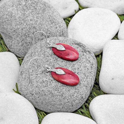 Natural Pink Tulip Quartz Earrings E-1137 SDE67208