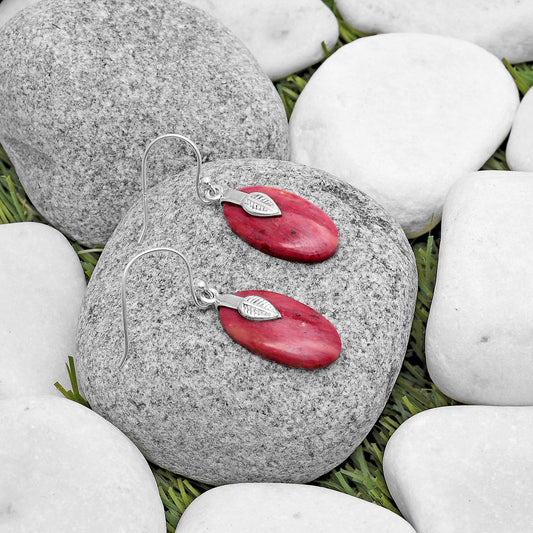 Natural Pink Tulip Quartz Earrings E-1137 SDE67208