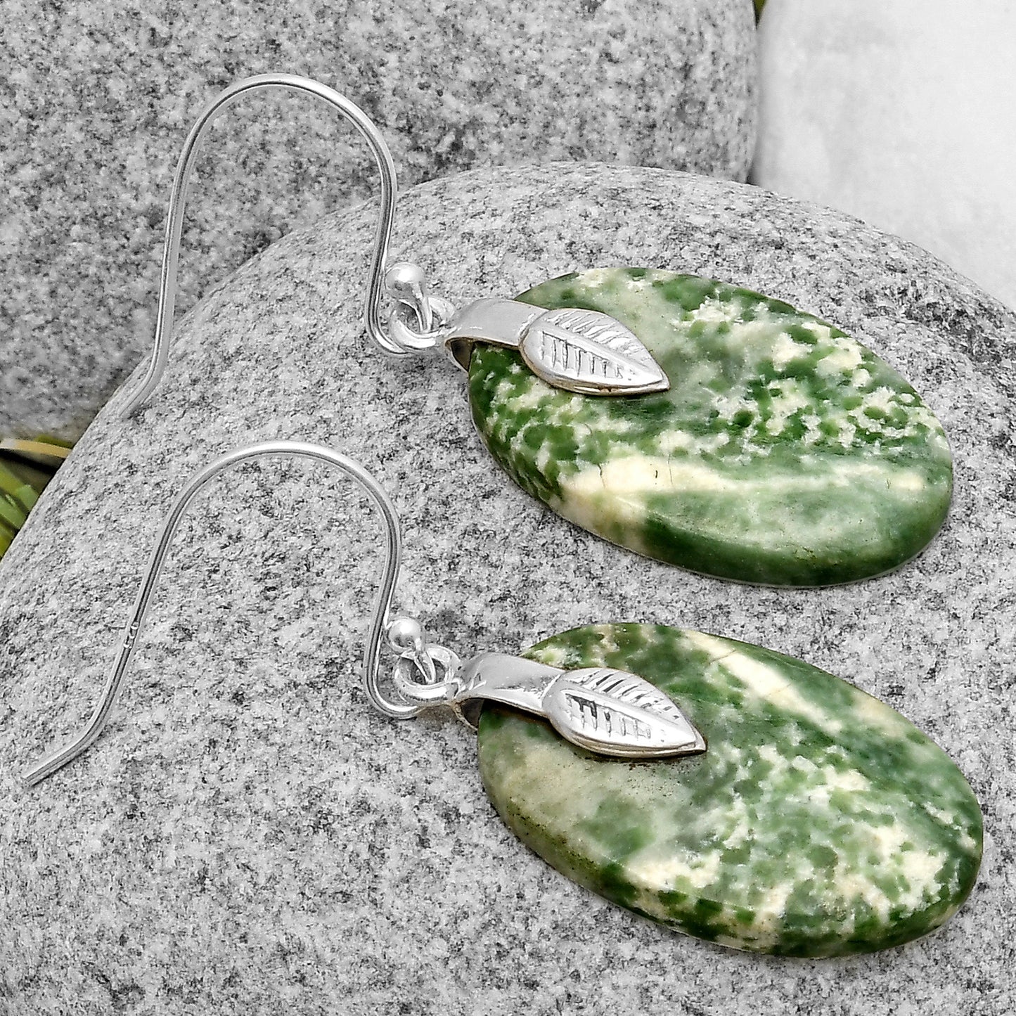 Natural Dioptase Earrings E-1137 SDE67221