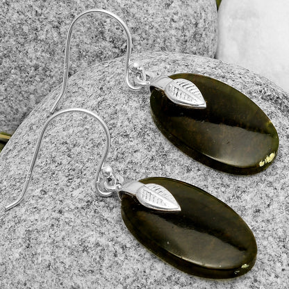 Natural Chrome Chalcedony Earrings E-1137 SDE67224