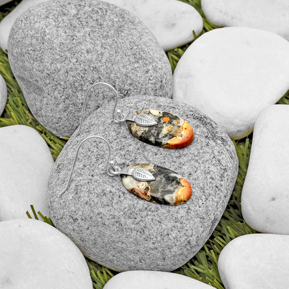 Natural Maligano Jasper - Indonesia Earrings E-1137 SDE67228